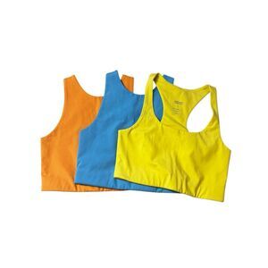 Girlfriend collective tank bra bundle 3 piece bundle size small